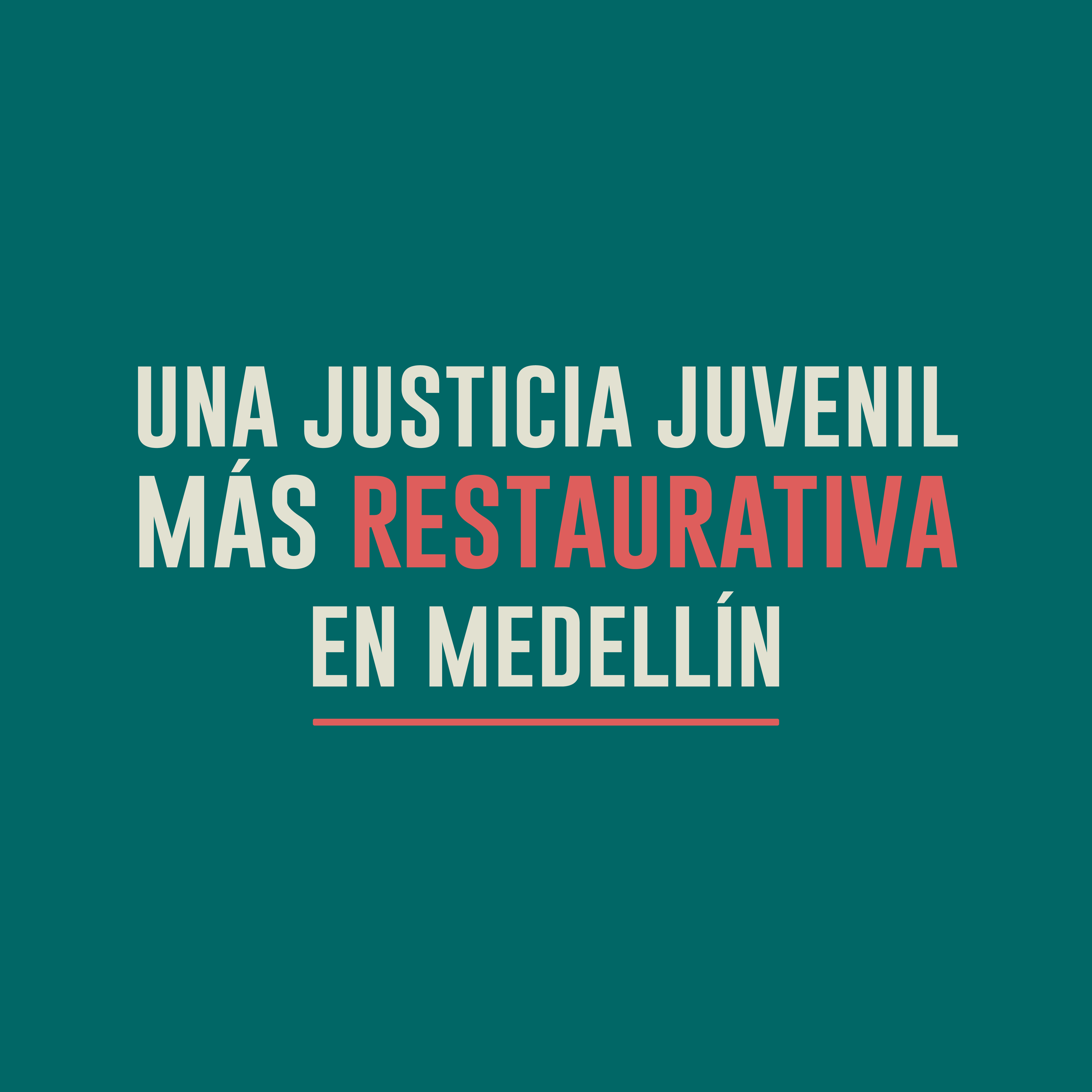 Una justicia más restaurativa en Medellín